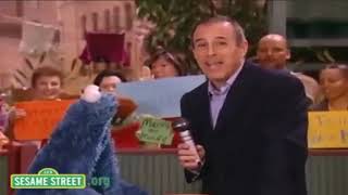 Sesame Street: Matt Lauer Interviews With Cookie Monster.