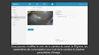 Paramètres d'affichage de la caméra sur le NVR(FR)