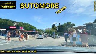 SUTOMORE vožnja do mora Jesen 2024 - SUTOMORE Town [Driving to the Beach in 4K] MNE Crna Gora