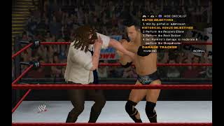 WWE 13 Attitude Era:The Great One #7:The Rock vs Mankind(Survivor Series 1998)