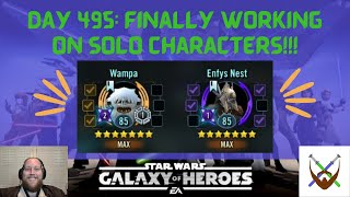 Day 495: Finally working on Solo characters!!!