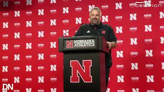 Nebraska Football Postgame: Week 11 Matt Rhule Presser