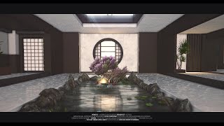 FF14Housing -【L】Black modern house