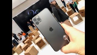 Старт продаж нового iPhone 11, 11 PRO. Первые впечатления, очередь в Apple Store