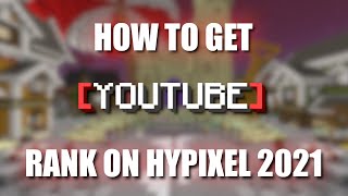 How to Get Youtube Rank On Hypixel (Working 2021)