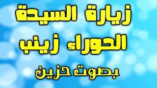 زيارة السيدة زينب عليها السلام بصوت حزين