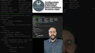 Centraliza aplicaciones web y URLs con el #contenedor de Heimdall. Aqui lo instalo en #kubernetes