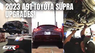 Upgrading this 2023 A91 Toyota Dinan Supra! 🔥🌪️