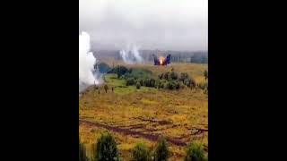 Russian TOS-1A thermobaric MLRS firing   #ukraine #ukrainewar #shorts