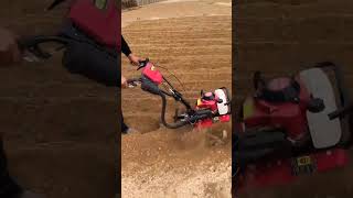 Small multi-function gasoline micro-tillage machine #Gasoline weeding 👍🏾👍🏾