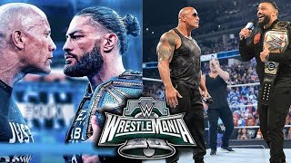 Roman Reigns vs The Rock , WrestleMania 40 Match Locked?