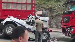 Collection of traffic accident replays  #shorts #car