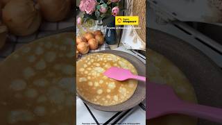 Блинный пирог или курник 🥧 Подглядела рецепт в ресторане! Обязателен к приготовлению!  #shorts