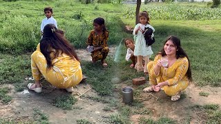 Enjoy With My Villager Children's | Pakistan Village Life | Pakistan Beautiful Unseen Village Life