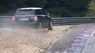 Highlights Nordschleife BIG CRASH, Almost Crash & Action, Rollover 09.10.16 Nordschleife