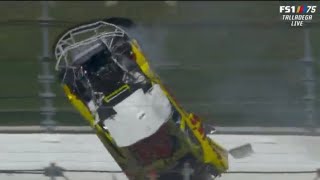 BLAINE PERKINS HUGE BARREL ROLL FLIP - 2023 AG-PRO 300 NASCAR XFINITY SERIES AT TALLADEGA