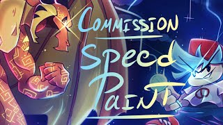 Vs Omega (Commission) | Medibang Speedpaint | Friday Night Funkin’ (fnf)