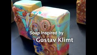 Klimt's Tree of Life- Soap Inspired by Gustav Klimt