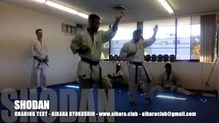 Aikara Kyokushin - black belt test