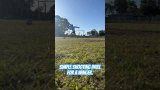 Shooting Drill for a Winger. #footballsoccer #soccer #football #shootingdrills #shorts