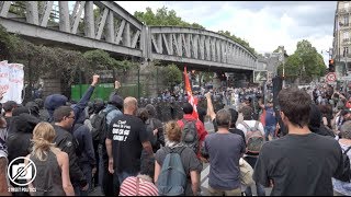 "Défilé des luttes sociales" contre Trump et Macron le 14 juillet 2017 - Paris