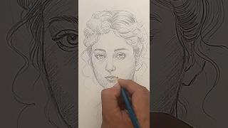 Woman sketch easy #artshorts #womansketch #shortsfeed #ladysketch #pencilsketch