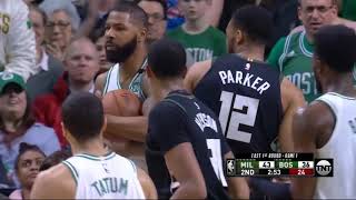 Marcus Morris & Jabari Parker Get Heated!