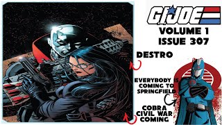 G.I. Joe Issue 307 Skybound Summary: Everybody Is Coming To Springfield. Zombie Era. Cobra Civil War