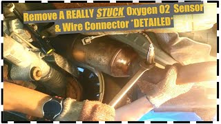 Remove 🔧 Stuck Seized Oxygen Sensor O2 With Extra Tips DETAILED