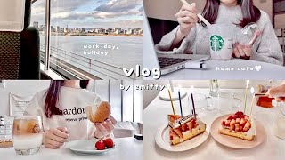 office worker's daily life👩‍💻☁️ my chill work & holidays, grwm, make special dinner🎂