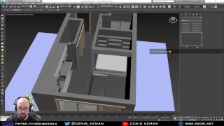 Micro Apartment Live Stream Session 2 - Modeling The Interior