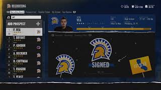 CFB25 dynasty with San Jose State S6 offseason!!!