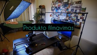 Šaibos iš namų filmuojant produktus?