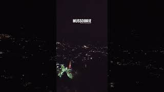 Mussoorie Night View from Library Chowk | Mussoorie Trip #Shorts | Mussoorie Tourist Places