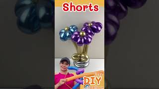 How to make a Metallic/Chrome Balloon Bouquet/Flower Balloon Bouquet/Balloon Tutorial