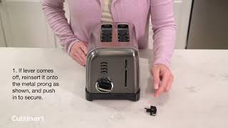 How to Fix Toaster Lever Popping Out