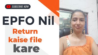 EPFO! EPF Nil return kaise file kare