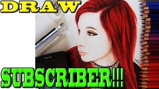 Draw Aurora Succubus - Realistic Drawing (Color) #0059 [HD] [Speed drawing] [Subscriber]