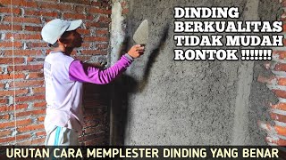 CARA PLESTER DINDING YANG BAIK DAN BENAR | HASIL DIJAMIN TERBAIK