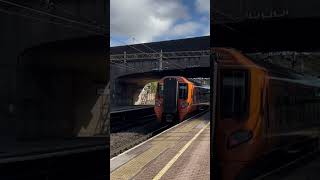 West Midlands railway departs Coventry station October 24 towards Leamington.