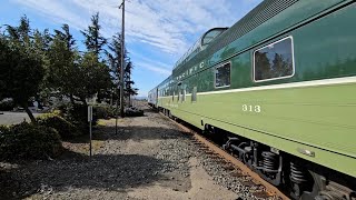 California Zeypher train 6 @ Suisun-Fairfield with 2 private cars!