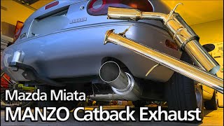 Mazda Miata 1.6 MANZO Catback Exhaust Sound