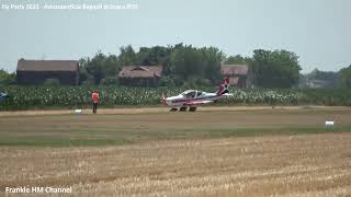 Evektor EV-97 Eurostar I-7166 landing and take off at Fly Party 2022