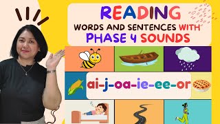 Practice Reading With /ai -j-oa-ie-ee-or/ Sounds || Words And Sentences #jollyphonics #phonics