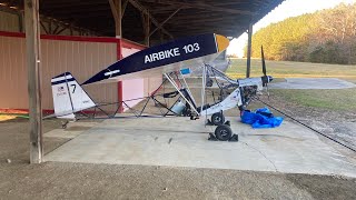 Ultralight Airbike 103 (Home Built Airplane) Update 6: Better Walk-Around of the Plane