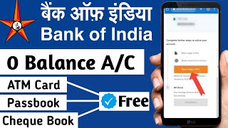 Bank Of India Online Account Opening Full Process 2024 | BOI Online Account Opening Full Process