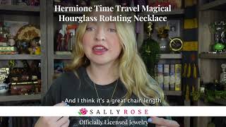 Harry Potter™ Hermione Time Travel Magical Hourglass Rotating Necklace by Sallyrose