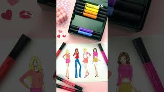 Iconic fashion moments with Pitt Artist Pen Dual Marker #FaberCastell  #MeanGirls