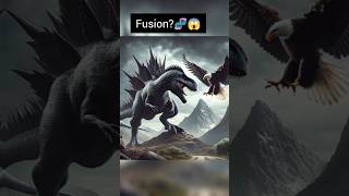 Godzilla+Eagle 🦅 New Ai Fusion 🧬#viral #shorts