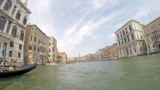 With a canoe throug Venice - Italy